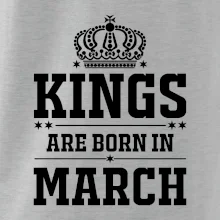 Kings are born in March