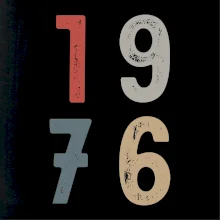 Vintage číslice 1976