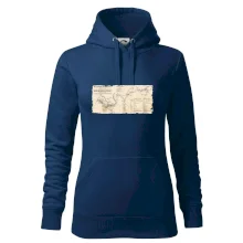 Mapa Báňské dráhy z Moravské Ostravy do Doubravy