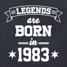 Legends are born in 1983