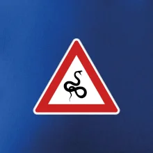 Dopravní značka - Pozor had