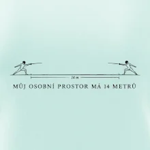 Můj osobní prostor má 14 metrů