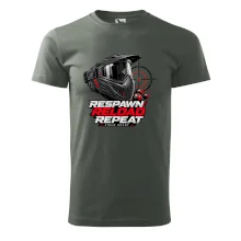 Paintballová maska respawn reload repeat