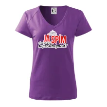 Já spím - tvoje superschopnost? rovný nápis