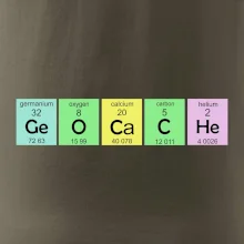Geocache - periodická tabulka
