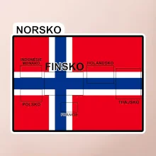 Norsko vlajka další státy