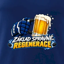 Hokejová regenerace s pivem
