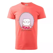 Pyšná kočka fialová