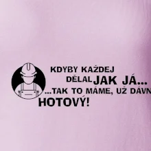 Zedník - kdyby každej dělal jak já, tak to máme už dávno hotový
