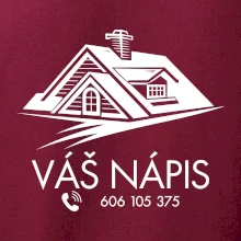 Tričko pro pokrývače - Velká střecha