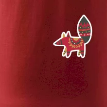 Folklor na prsu liška