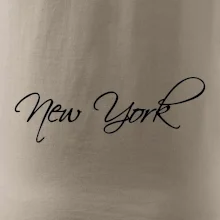 New York nápis psacím