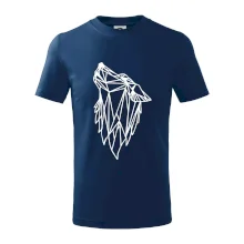 Geometrie - vlk - vyjící