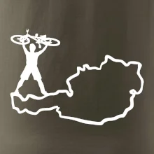 Cyklista - Mapa Rakouska