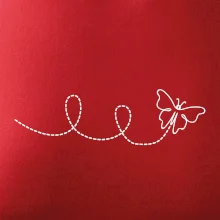 Dráha letu motýla - smyčka