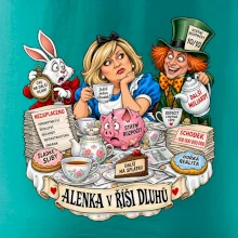 Alenka v říši dluhů čajový dýchánek státního rozpočtu