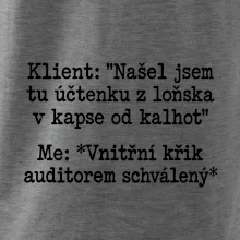 Klient a vnitřní auditorský křik