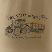 Bez nafty to nepojede traktor s vlekem