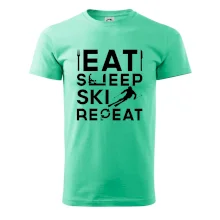 Eat sleep ski repeat Eat sleep ski repeat