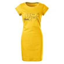 Prase nákres rozřezání