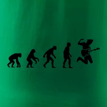 Evoluce kytarista - výskok Evoluce kytarista - výskok