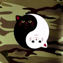 Kočky jin jang barevné