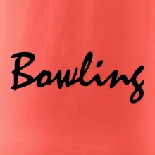 Bowling nápis psací