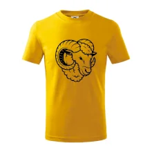 Černá Hlava berana obrys