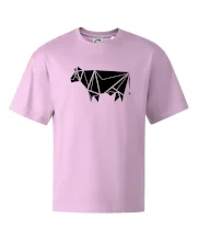 Origami kráva z boku