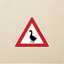 Dopravní značka - Pozor husa