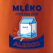 Mléko má na mě alergii