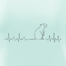 EKG křivka kapybara