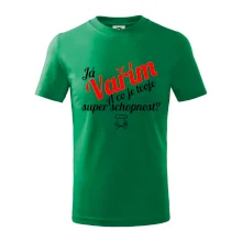 Já vařím - tvoje superschopnost? šikmý nápis