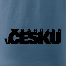 Nápis - Narozen v Česku