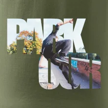 Parkour nápis ve městě