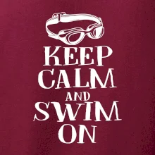 Keep calm and swim on