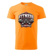 Fitness činka a závaží eat sleep repeat