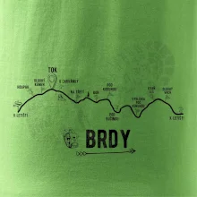 Profil kopců - Brdy