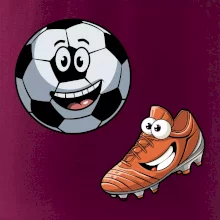 Parové triko - Kopačka a míč