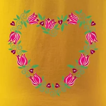 Červené tulipánové srdiečko (Pecka design) Červené tulipánové srdiečko (Pecka design)