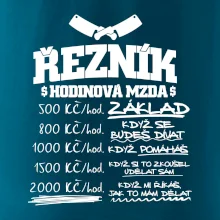 Hodinová mzda řezník