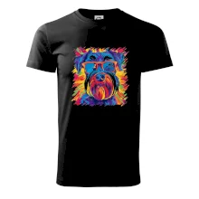 Knírač barevný styl 70s