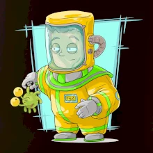 Vesmírný voják zelený