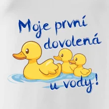 Moje první dovolená u vody - sourozenci