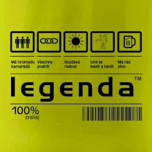 Čárový kód - Legenda