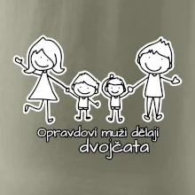 Opravdoví muži dělají dvojčata - kluk kluk