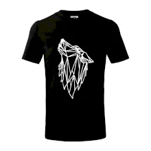 Geometrie - vlk - vyjící