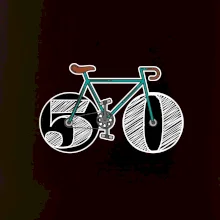 Narozeniny 50 let na kole