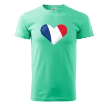 Francouzská vlajka srdce