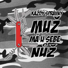 Každý správný muž, má u sebe nůž